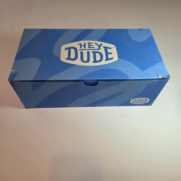 NWT -- Hey Dude Wendy Blend Linen Casual Shoes, Iron/Light Grey Blend, Size 8 - Picture 12 of 14